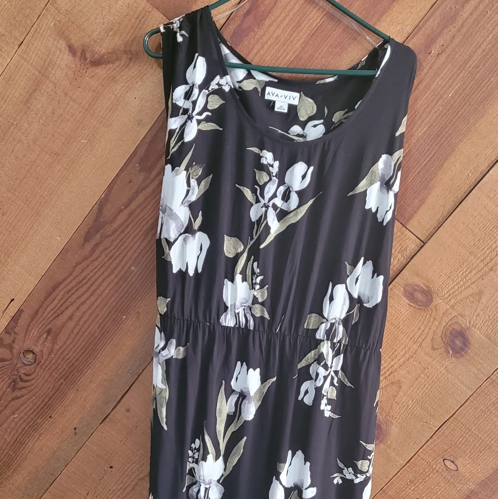 Black Floral Dress